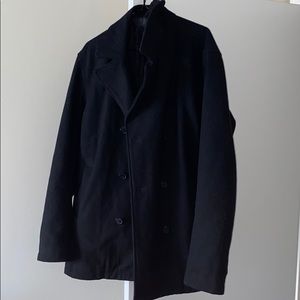 Black Old Navy Peacoat